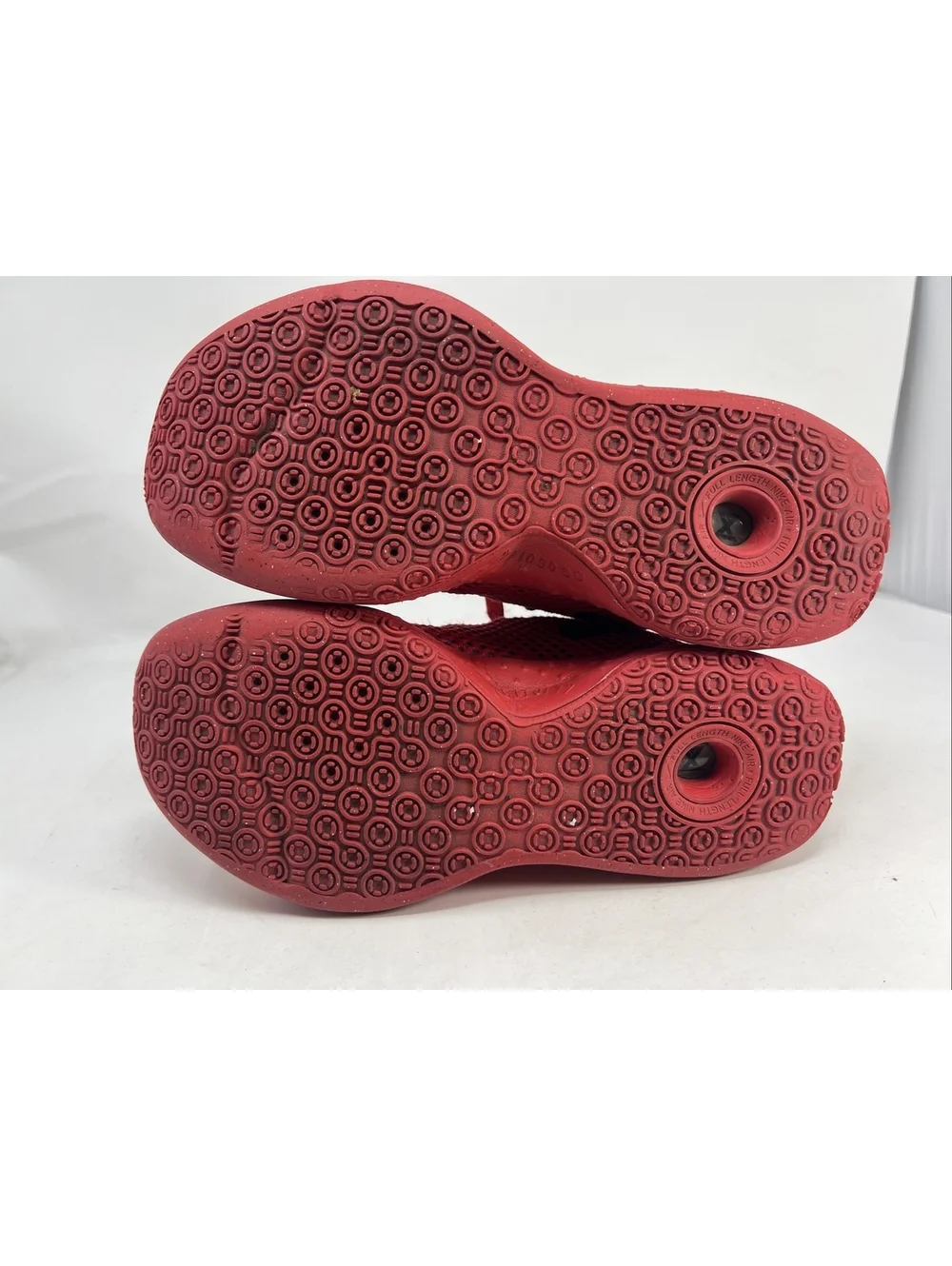 New Nike By You PG 4 iD Red Black CQ7339 991 Men's Size 6 US Women's 7.5